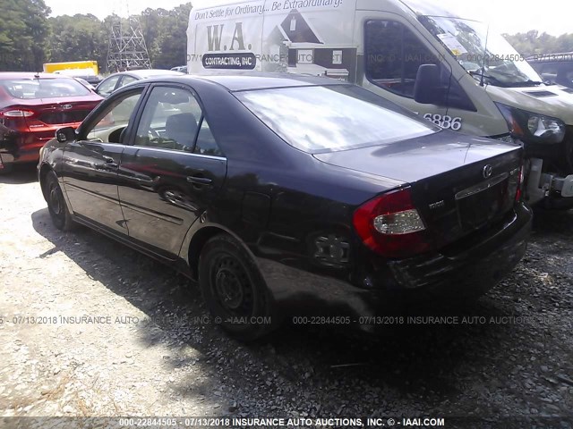 JTDBE30K430194422 - 2003 TOYOTA CAMRY LE/XLE 黑色 照片 3