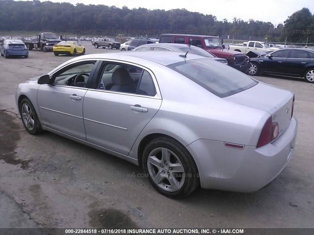 1G1ZA5E05AF243966 - 2010 CHEVROLET MALIBU LS SILVER photo 3