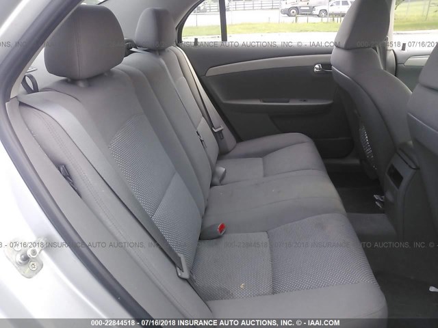 1G1ZA5E05AF243966 - 2010 CHEVROLET MALIBU LS SILVER photo 8