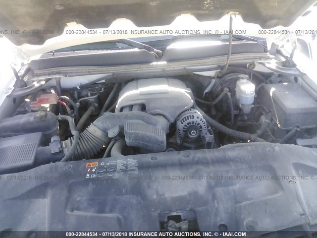 3GTP2VE34BG251756 - 2011 GMC SIERRA K1500 SLE WHITE photo 10