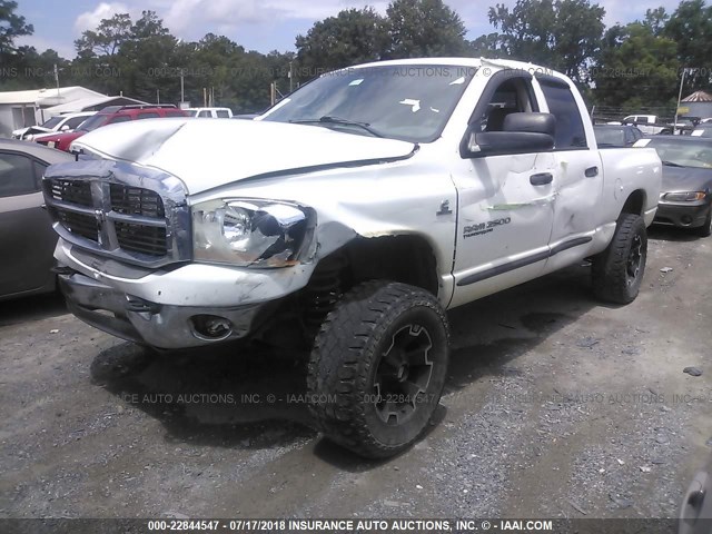 3D7KS28C76G103326 - 2006 DODGE RAM 2500 ST/SLT/LARAMIE თეთრი ფოტო 2