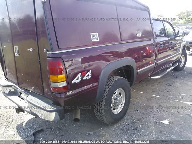 1GCHK23GX2F120339 - 2002 CHEVROLET SILVERADO K2500 HEAVY DUTY MAROON photo 4