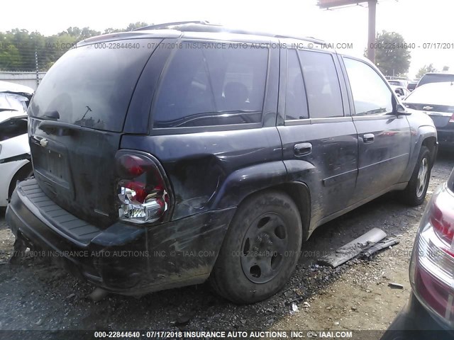 1GNDS33S892115531 - 2009 CHEVROLET TRAILBLAZER LT BLACK photo 4