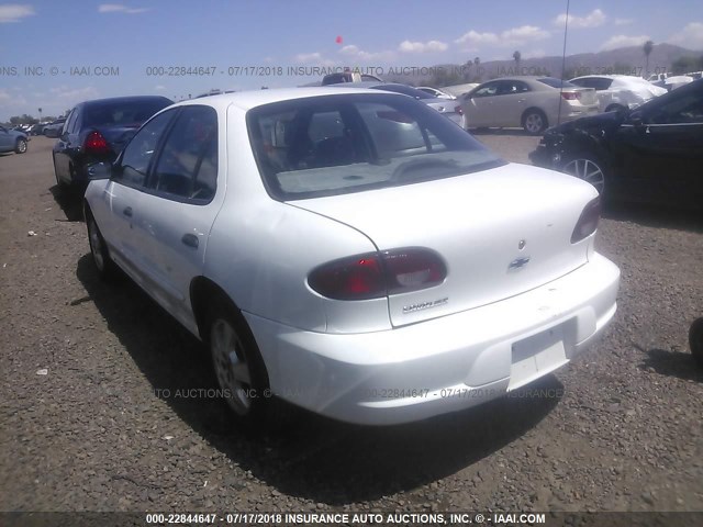 3G1JF5245YS151901 - 2000 CHEVROLET CAVALIER LS WHITE photo 3