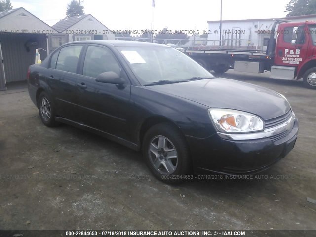 1G1ZT548X5F123233 - 2005 CHEVROLET MALIBU LS შავი ფოტო 1