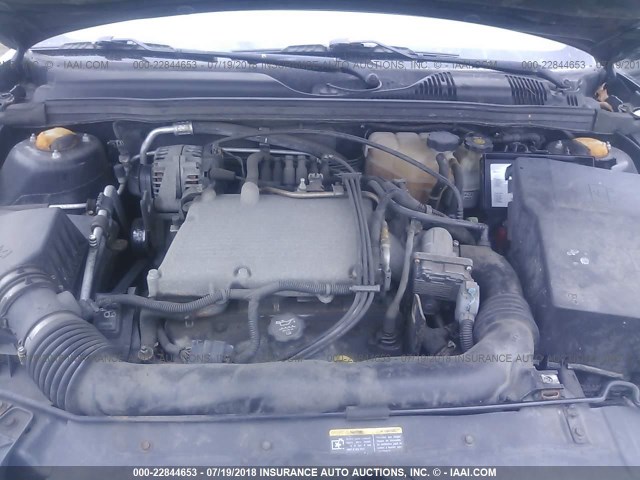 1G1ZT548X5F123233 - 2005 CHEVROLET MALIBU LS შავი ფოტო 10