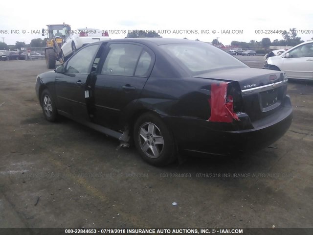 1G1ZT548X5F123233 - 2005 CHEVROLET MALIBU LS შავი ფოტო 3