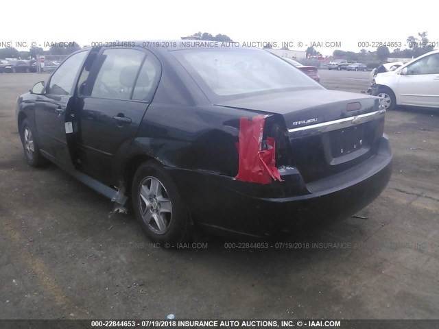1G1ZT548X5F123233 - 2005 CHEVROLET MALIBU LS შავი ფოტო 6