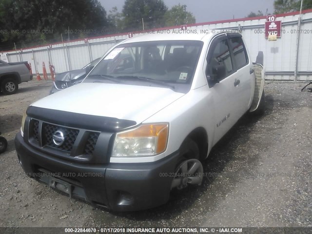 1N6AA07D38N325392 - 2008 NISSAN TITAN XE/SE/LE WHITE photo 2