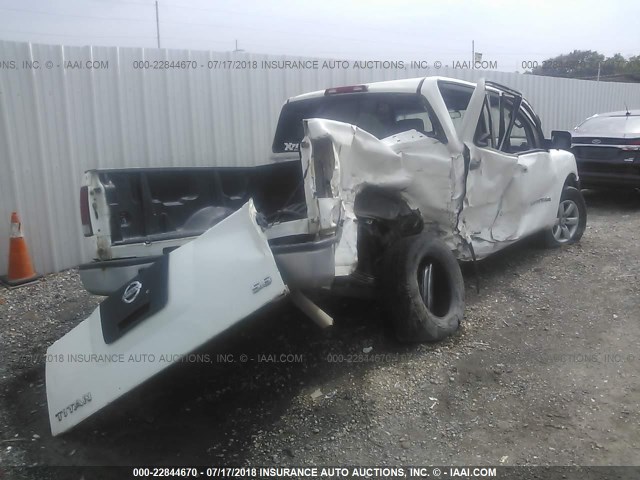 1N6AA07D38N325392 - 2008 NISSAN TITAN XE/SE/LE WHITE photo 4