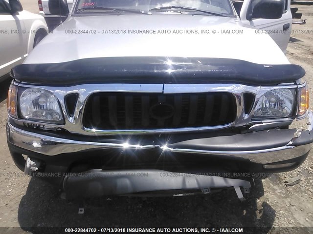 5TEGN92N13Z217347 - 2003 TOYOTA TACOMA DOUBLE CAB PRERUNNER SILVER photo 10