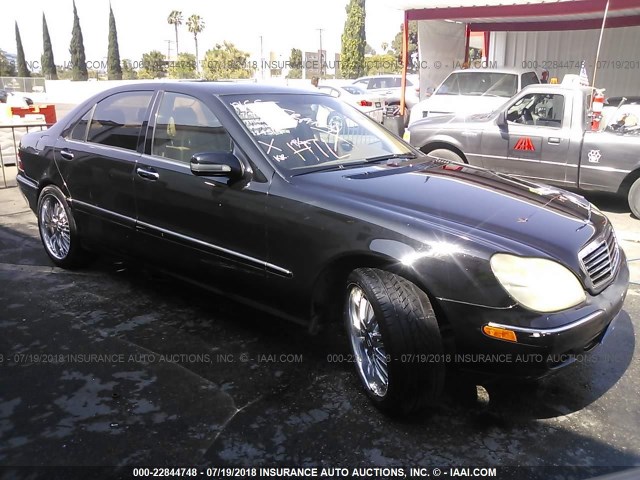 WDBNG75J1YA124519 - 2000 MERCEDES-BENZ S 500 BLACK photo 1