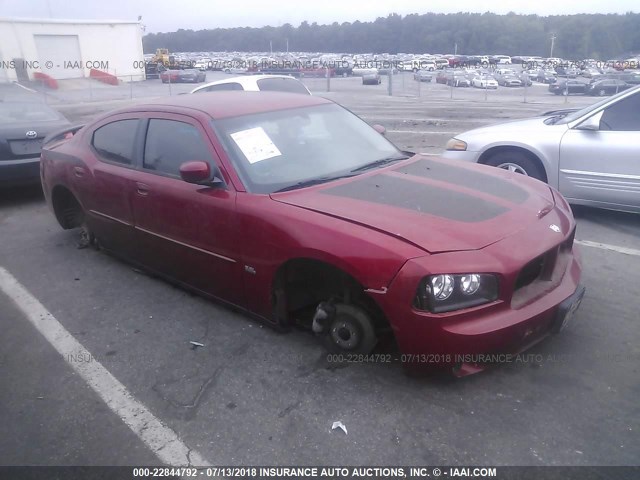 2B3CA3CV6AH247962 - 2010 DODGE CHARGER SXT BURGUNDY photo 1