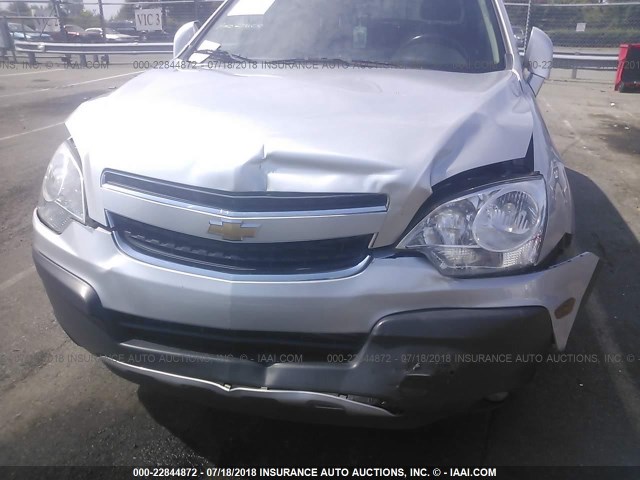 3GNAL2EK6ES626242 - 2014 CHEVROLET CAPTIVA LS 银色 照片 6