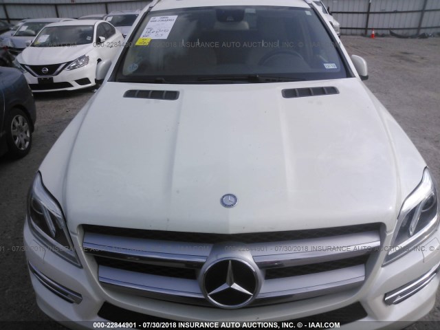 4JGDF6EE1GA626115 - 2016 MERCEDES-BENZ GL 450 4MATIC WHITE photo 6