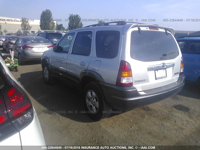 4F2CZ96154KM24369 - 2004 MAZDA TRIBUTE ES SILVER photo 3