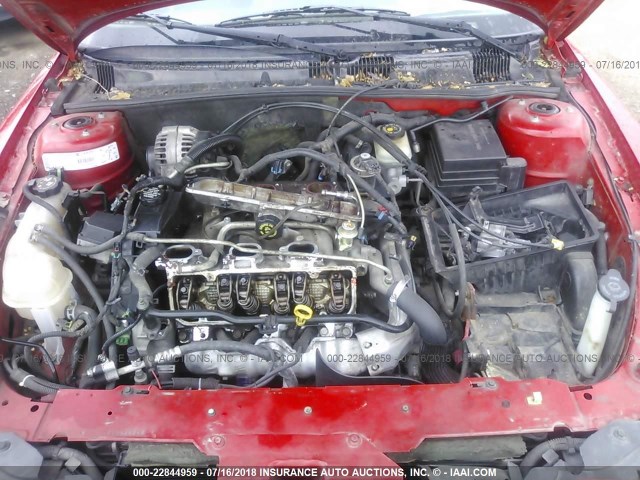 1G2NG52E3YC543851 - 2000 PONTIAC GRAND AM SE2 RED photo 10