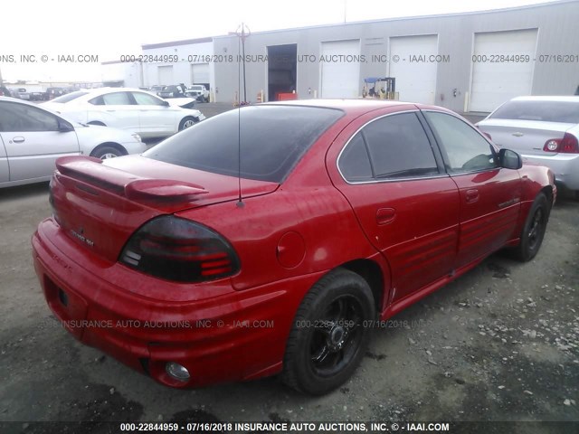 1G2NG52E3YC543851 - 2000 PONTIAC GRAND AM SE2 RED photo 4