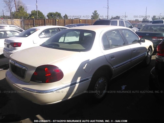 1LNFM97V5WY638836 - 1998 LINCOLN CONTINENTAL  TAN photo 4