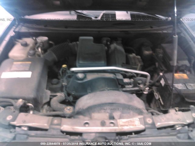 1GNDT13SX52312602 - 2005 CHEVROLET TRAILBLAZER LS/LT GRAY photo 10