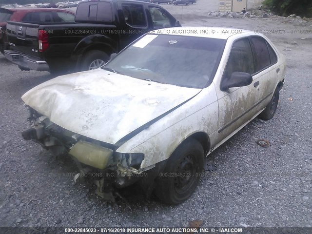 3N1AB41D6XL079486 - 1999 NISSAN SENTRA XE/GXE WHITE photo 2