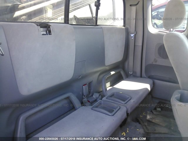 5TEUU42N55Z103430 - 2005 TOYOTA TACOMA ACCESS CAB SILVER photo 8