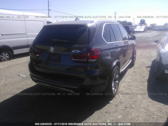 5UXKR6C51F0J74031 - 2015 BMW X5 XDRIVE50I GRAY photo 4