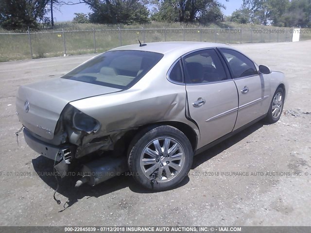 2G4WC582781347065 - 2008 BUICK LACROSSE CX TAN photo 4