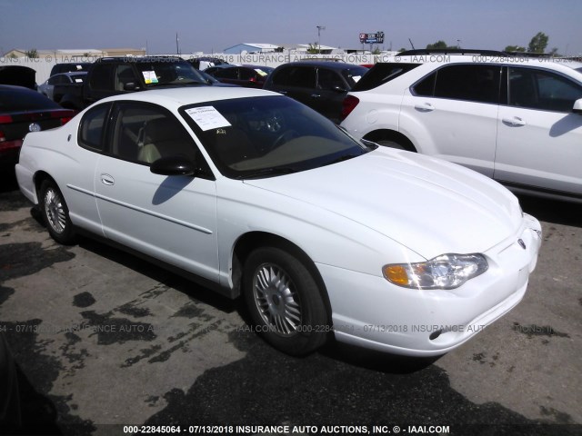 2G1WW12EXY9371135 - 2000 CHEVROLET MONTE CARLO LS თეთრი ფოტო 1