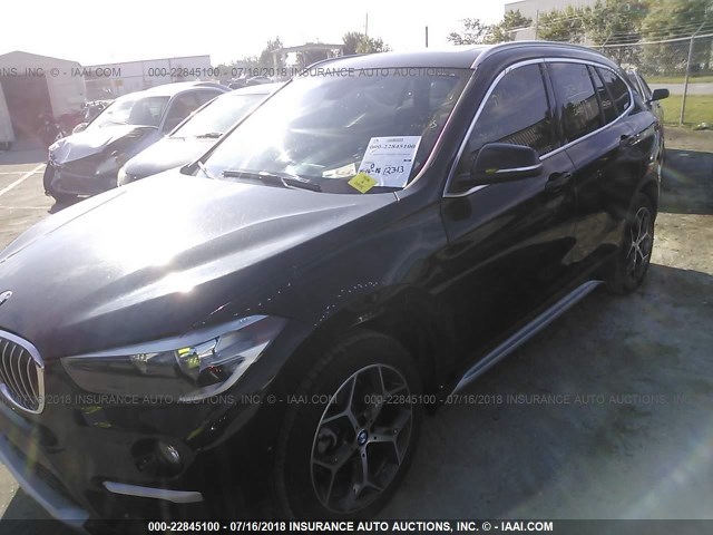 WBXHT3C31J5F92973 - 2018 BMW X1 XDRIVE28I BLACK photo 2