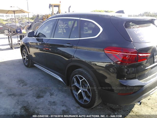 WBXHT3C31J5F92973 - 2018 BMW X1 XDRIVE28I BLACK photo 3