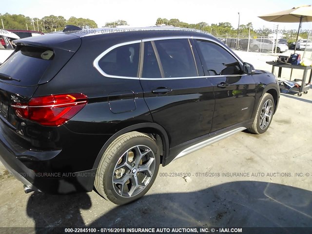 WBXHT3C31J5F92973 - 2018 BMW X1 XDRIVE28I BLACK photo 4