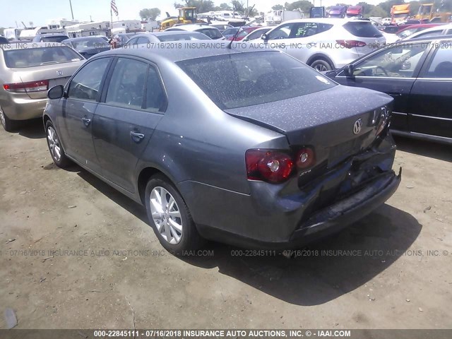 3VWRX7AJ6AM122280 - 2010 VOLKSWAGEN JETTA SE/SEL GRAY photo 3