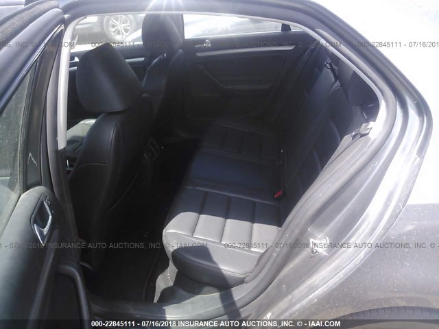 3VWRX7AJ6AM122280 - 2010 VOLKSWAGEN JETTA SE/SEL GRAY photo 8