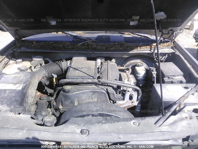 1GNDT13S022255645 - 2002 CHEVROLET TRAILBLAZER  TAN photo 10