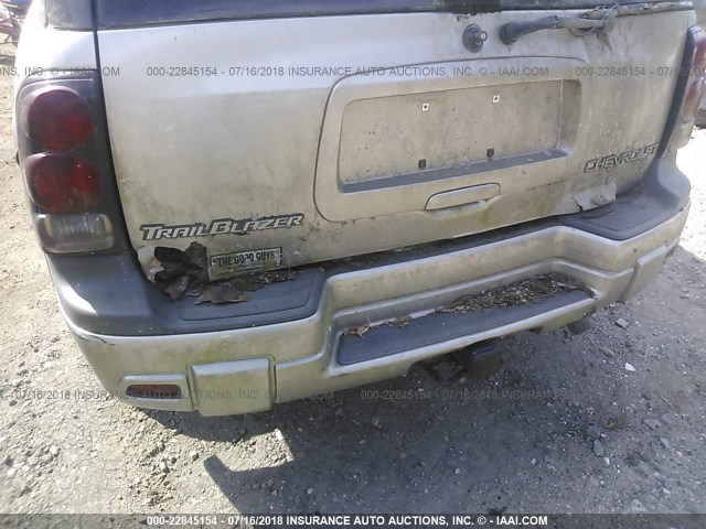 1GNDT13S022255645 - 2002 CHEVROLET TRAILBLAZER  TAN photo 6