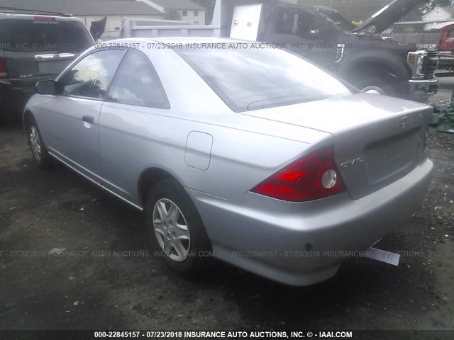 1HGEM22105L051128 - 2005 HONDA CIVIC DX VP Boz foto 3
