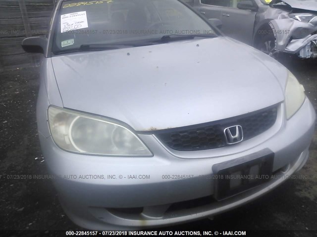 1HGEM22105L051128 - 2005 HONDA CIVIC DX VP Boz foto 6