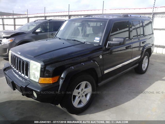 1J8HG58246C352032 - 2006 JEEP COMMANDER LIMITED BLACK photo 2