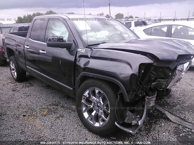 1GTV2VEC6EZ410031 - 2014 GMC SIERRA K1500 SLT GRAY photo 1