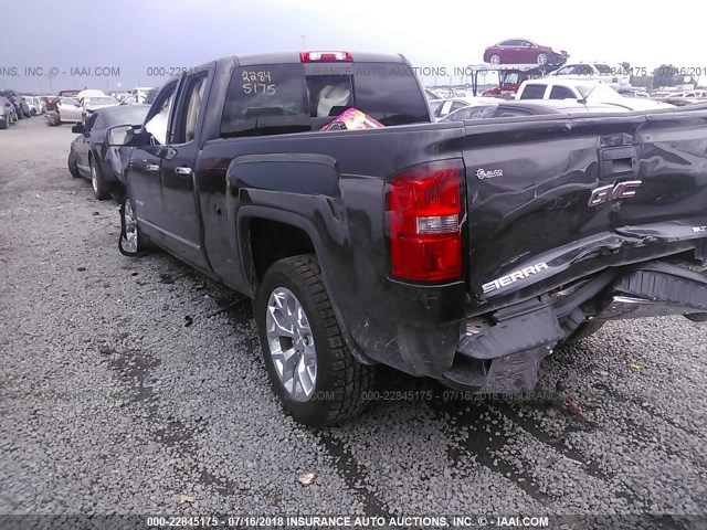 1GTV2VEC6EZ410031 - 2014 GMC SIERRA K1500 SLT GRAY photo 3