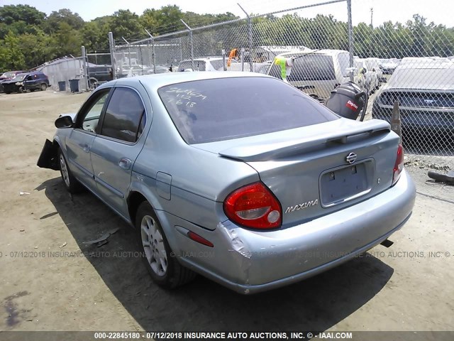 JN1CA31DXYT749673 - 2000 NISSAN MAXIMA GLE/GXE/SE GREEN photo 3