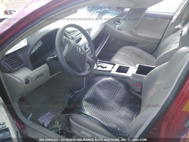 4T1BE46K69U321746 - 2009 TOYOTA CAMRY SE/LE/XLE წითელი ფოტო 5