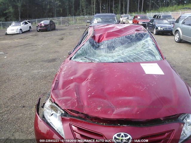 4T1BE46K69U321746 - 2009 TOYOTA CAMRY SE/LE/XLE წითელი ფოტო 6