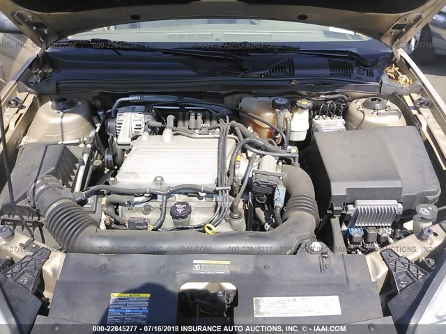 1G1ZT54864F227636 - 2004 CHEVROLET MALIBU LS TAN photo 10