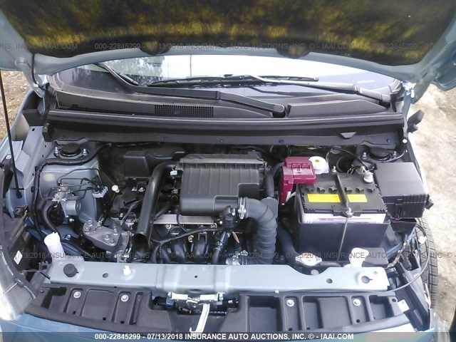 ML32F3FJ7JHF09150 - 2018 MITSUBISHI MIRAGE G4 ES BLUE photo 10