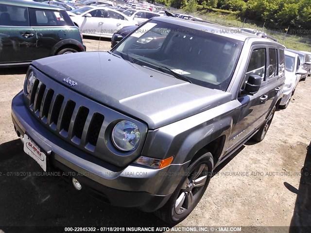 1C4NJRFB0DD210659 - 2013 JEEP PATRIOT LATITUDE GRAY photo 2