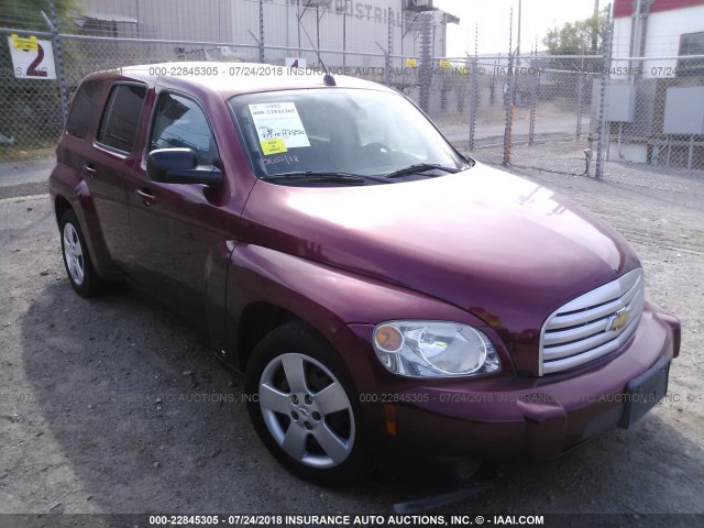 3GNBAADB2AS509550 - 2010 CHEVROLET HHR LS BURGUNDY photo 1