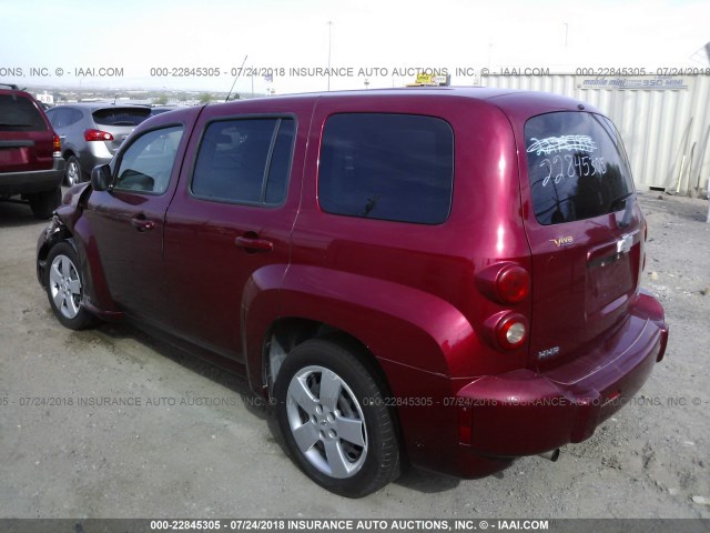 3GNBAADB2AS509550 - 2010 CHEVROLET HHR LS BURGUNDY photo 3