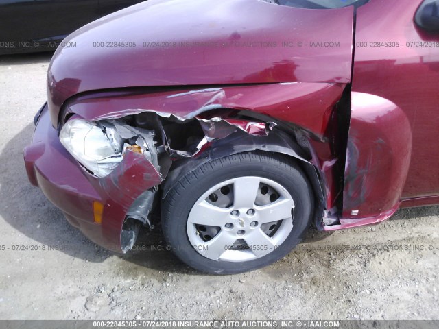 3GNBAADB2AS509550 - 2010 CHEVROLET HHR LS BURGUNDY photo 6